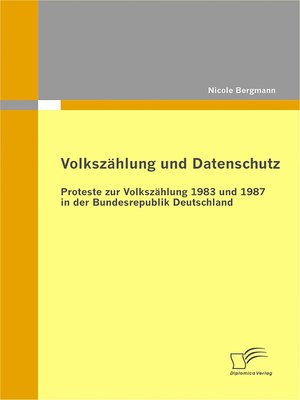 cover image of Volkszählung und Datenschutz